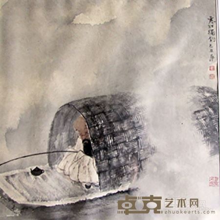 黄华三 寒江独钓