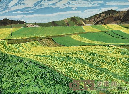 陈萌 西北草原 56×41cm