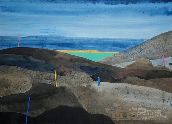 《风景-编号15》 羊芳涛 76x106cm 2015年