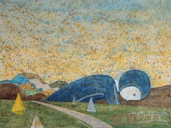 《风景-编号3》 羊芳涛 60x80cm 2016年
