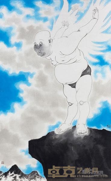 《试飞》 秦修平 100x60cm 2012年