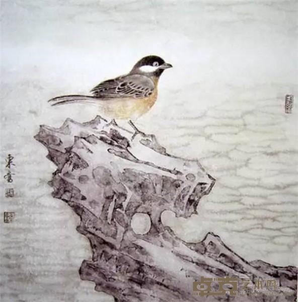 吴东奋水墨工笔花鸟画展作品3