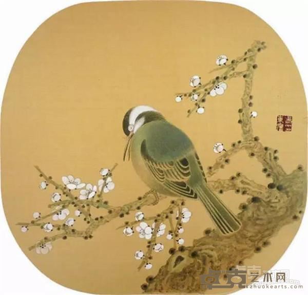 吴东奋水墨工笔花鸟画展作品2