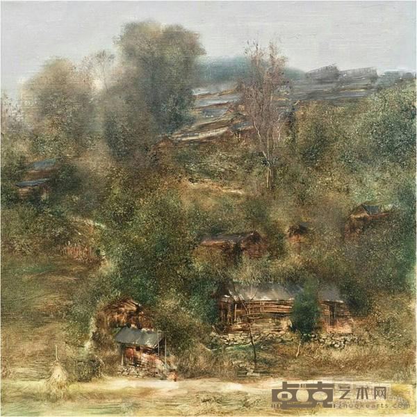 《苗岭冬日》 郑彤 50×50cm