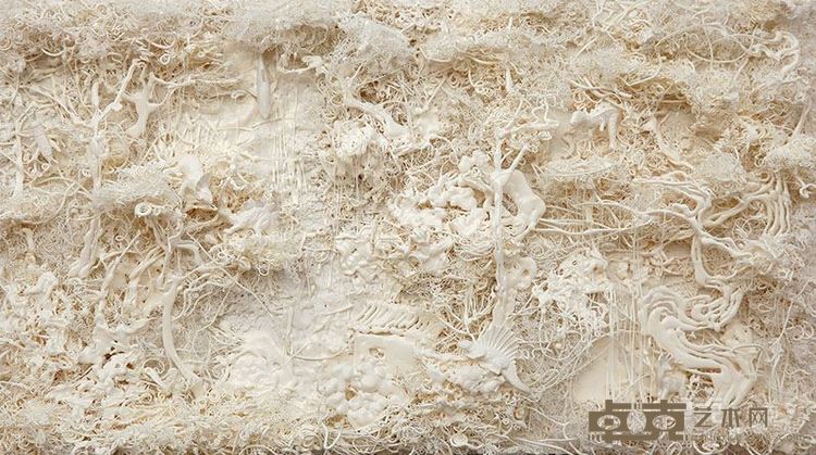 《万物2》 68x37cm 布面树脂 2013