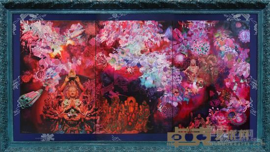 赖明贤 识微 275×155cm 油彩‧坦培拉 2015