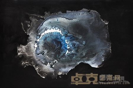 郑钰 宇宙之光系列 空 Void 布面综合材料 120×80 2013