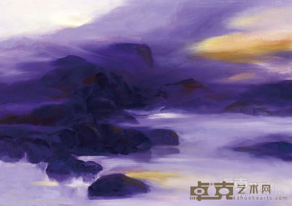 紫云  65x91cm 油画 2015
