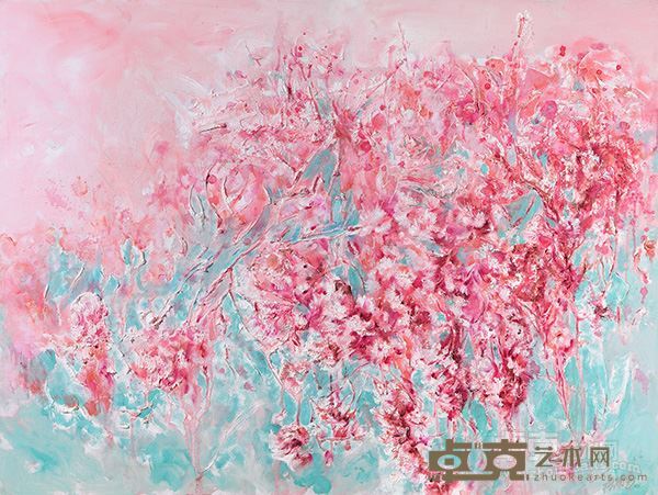 张朝晖《满目飞雪3》 布面油画 90x120cm 2015