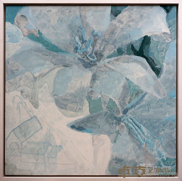 郝明明《觅》 布面油画 81x81cm 2014年