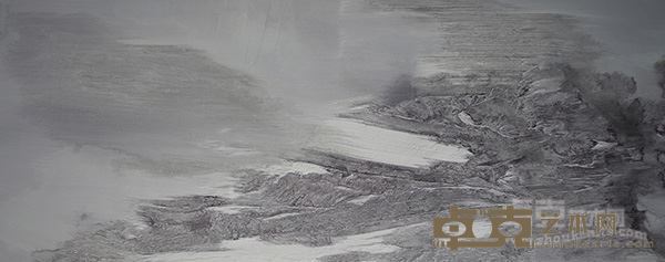 封明清《迹象》布面油画 100x40cm 2015