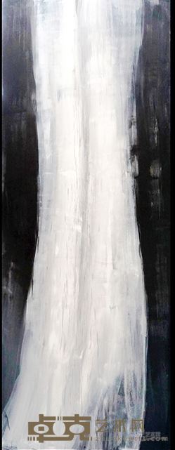 周连华  融一  400x150cm  丙烯水墨  2015