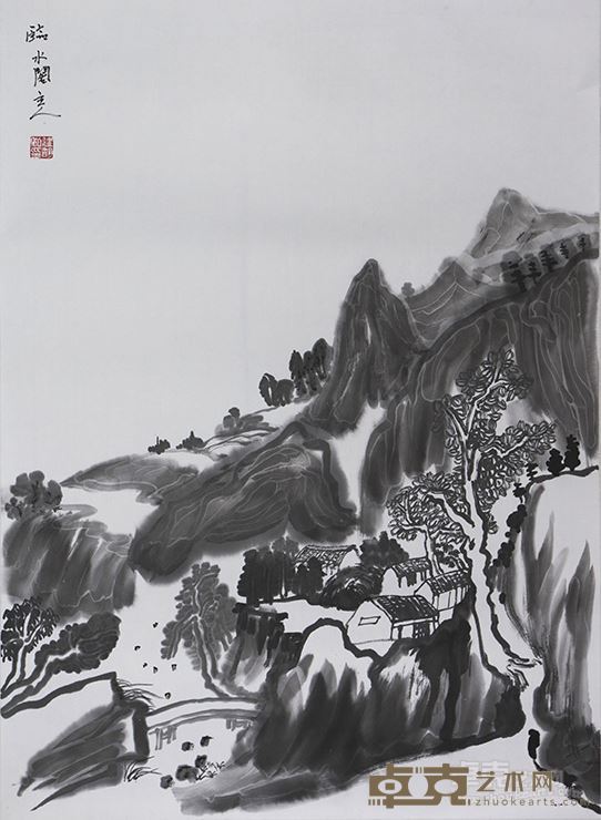 周建明  静江清远图 950x650cm  2015年