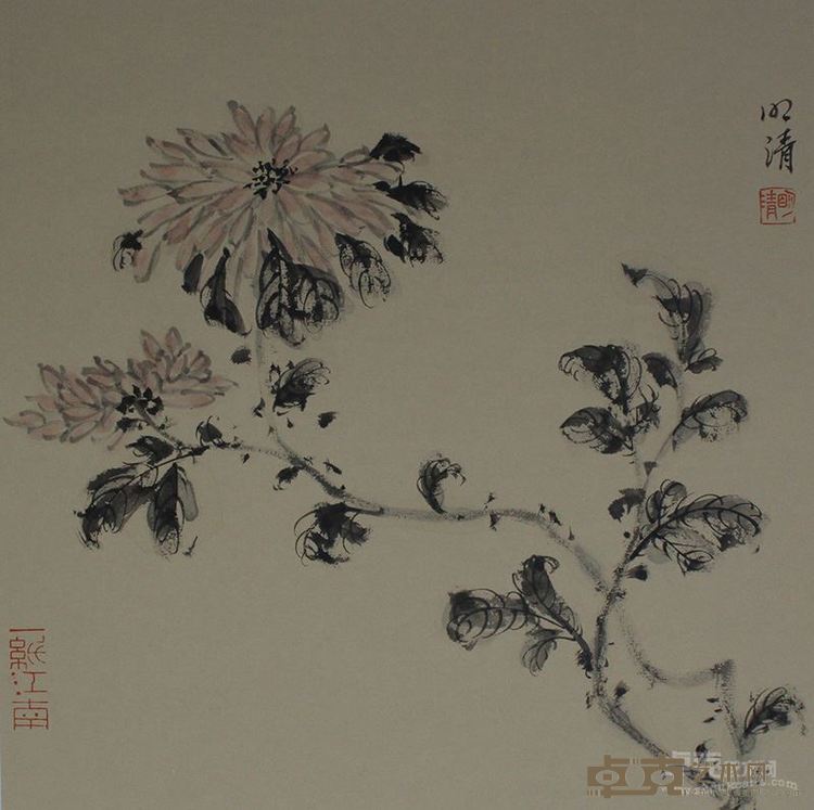 邓明清 《冬霜》33*33cm 2015年
