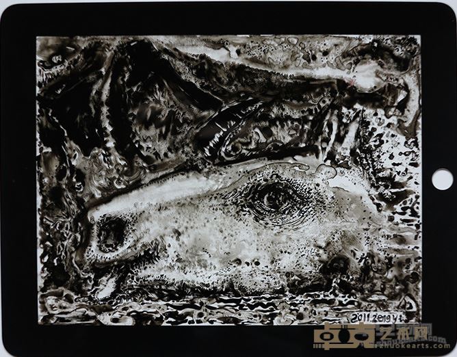 曾毅  至尊宝 18.5x24cm 实验水墨 2011年