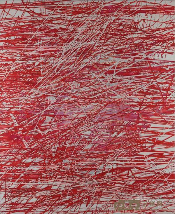 红丨布面油画丨180×200cm丨2016