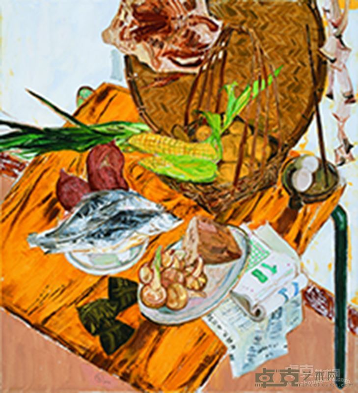 戴士和   开平冬至 布面油画 110x100cm 2014年