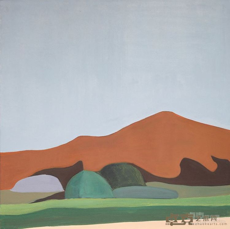 if I could see you again 70×70cm  布面油画  2015年 牛蓉
