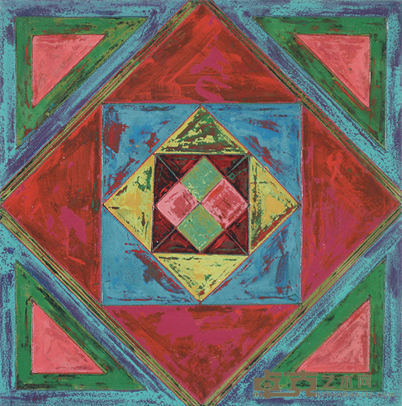 杜飞辰_《80年代》100×100cm_2016