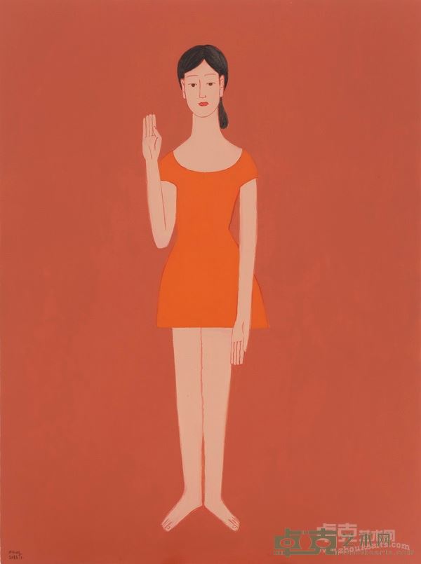 张晖 壹2016.1a 布面丙烯 97x130cm 2016