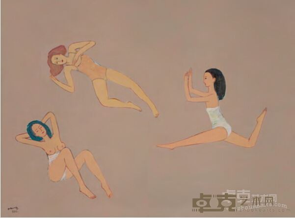 张晖 小飞人之十 布面丙烯 61x81cm 2011