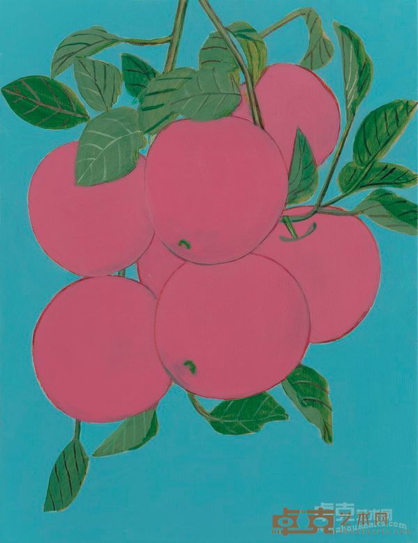 张晖  果实 2016.2b  布面丙烯  23x30cm  2016