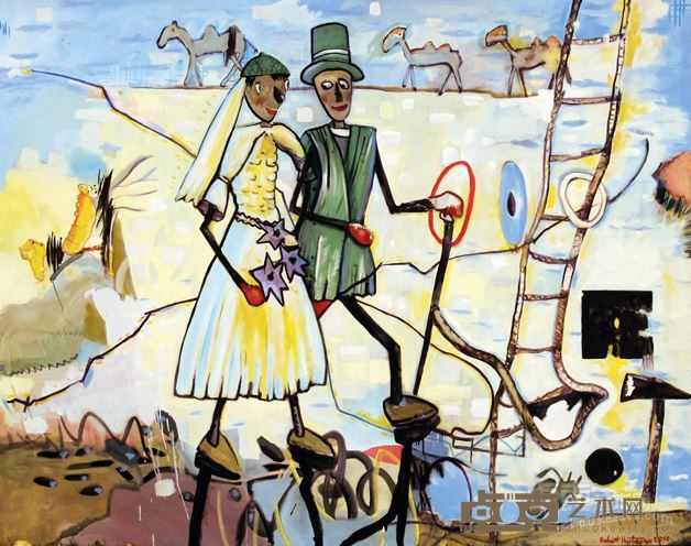 哈特曼 追逐阳光 年代：2010 规格：170×215cm 油画