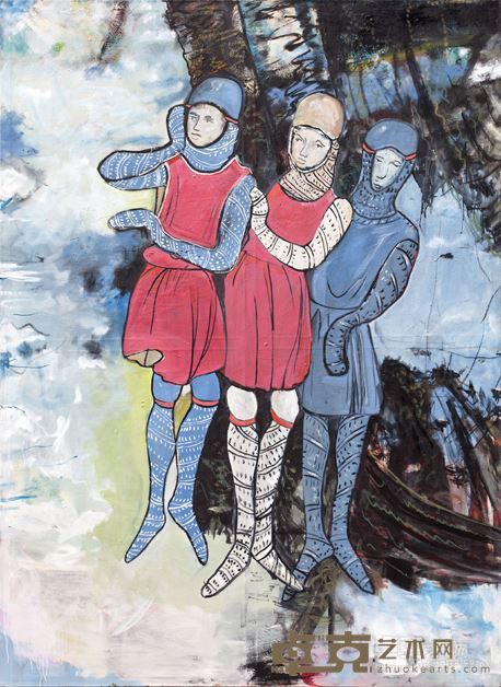 哈特曼 传奇中的虚弱的骑士 四幅系列作品之二 2015 油画 220×160cm