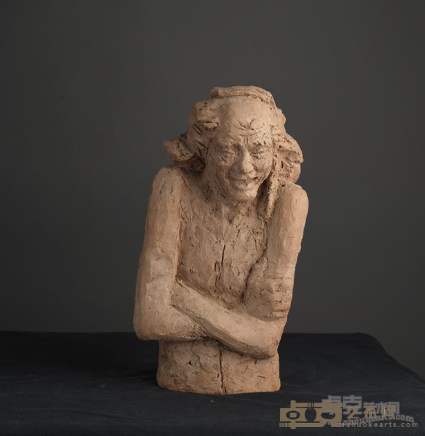 司徒杰 疯子 年代：1949年作品 2001年重作 规格：33×19×14cm