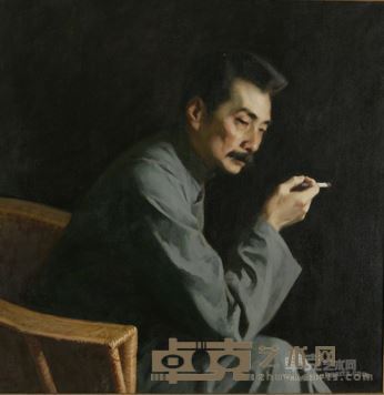 靳尚谊 鲁迅 年代：1983 油画