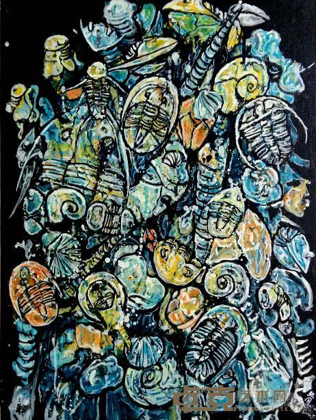 张国刚 我爱的小三们·大湾精灵 布面油画 60×45cm  2014年