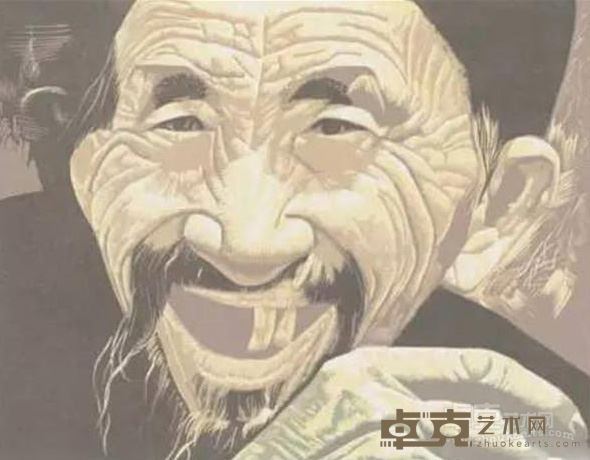 《贵州人之四》 王华祥 36.8x27.7cm 1988年