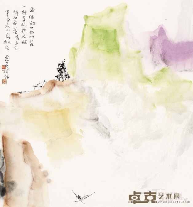 春雨空濛 年代：2015 规格：33×31cm
