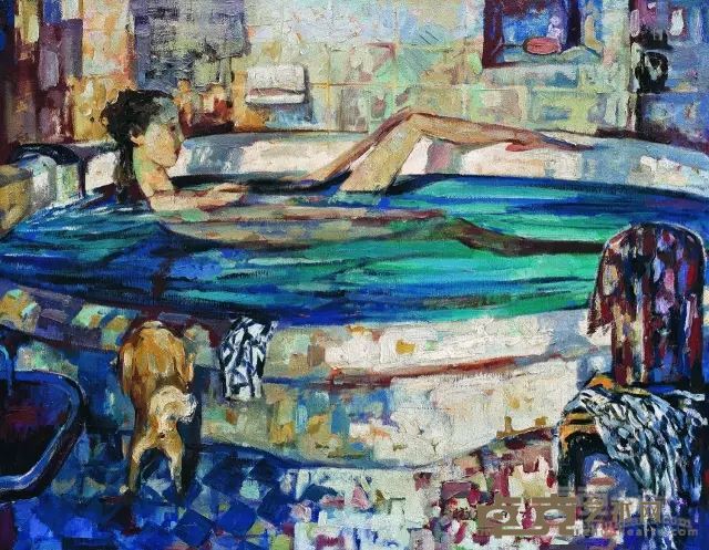 浴 油画 116cm×91cm 谭昊 1997