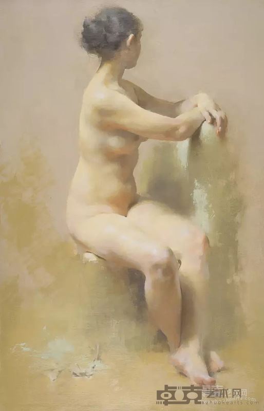 人体写生 油画 100cm×65cm 谭继霖 2015