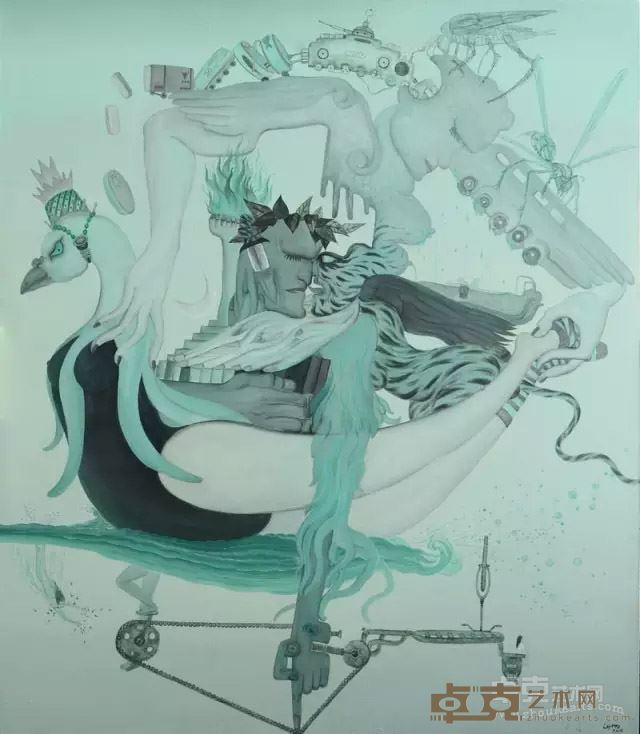 李化猛 《旅途》系列6 120x140cm 布面丙烯 2014