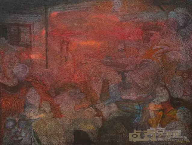 刘国义 《酒吧之夜》 200×150cm 2012