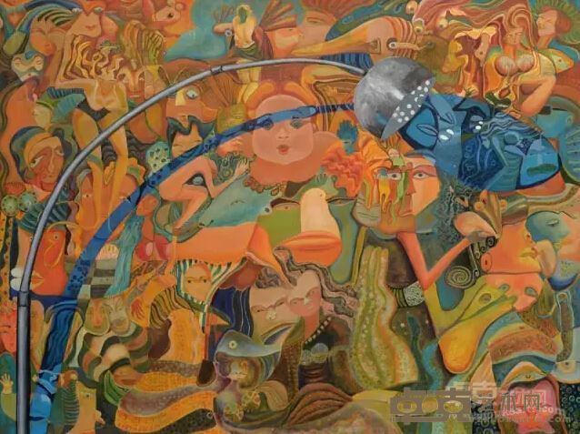 刘国义 《时空转换》 200×150cm 2014
