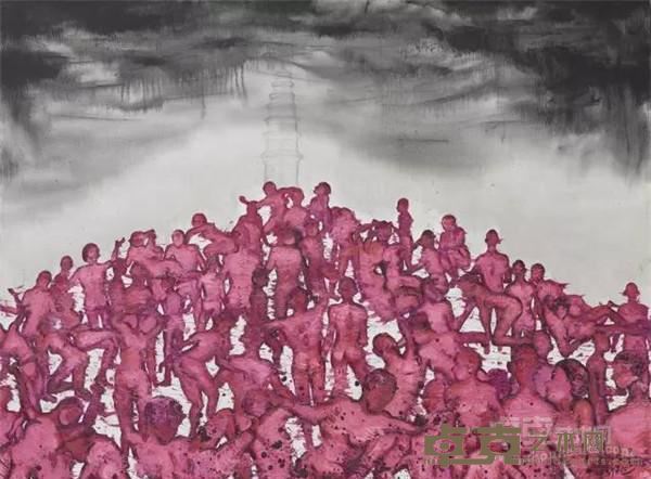 《天梯》 郭燕 160x200cm 2016年
