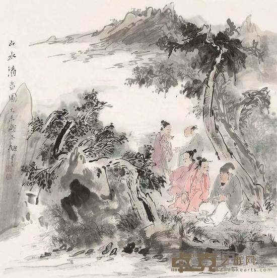 山水清音 68*68CM，2015