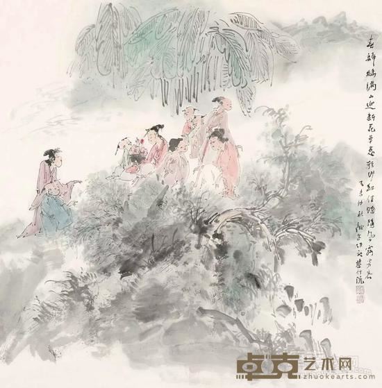 春归绿满山 68*68CM，2015