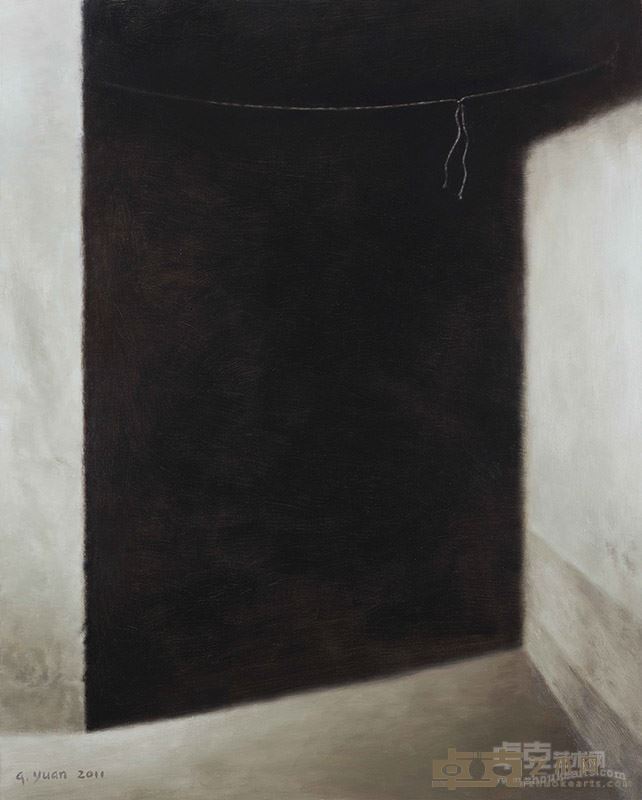 袁庆一 绳 162×130cm 布面油画 2011