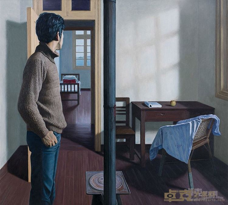 袁庆一 春天来了 135×150cm 布面油画 1984