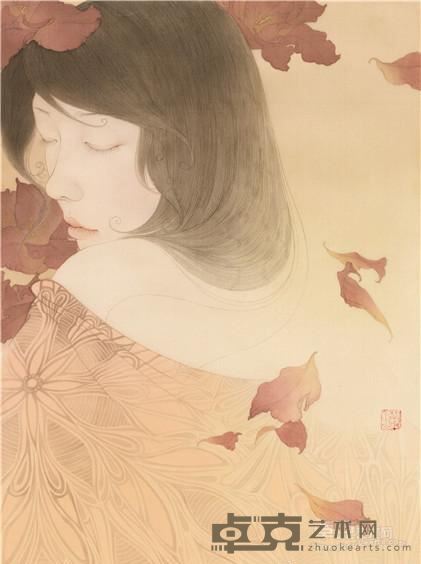 《醉心》 刘瑶 30x43cm 2013年