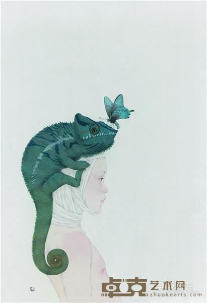 《游梦之你看不到的世界》 罗寒蕾 77x53cm 2013年