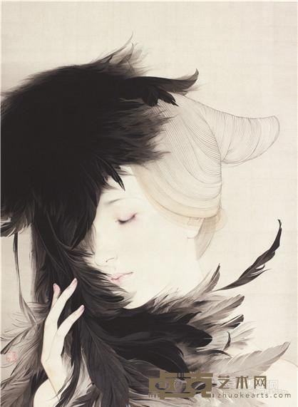 《影之二》 罗寒蕾 67x47cm 2014年