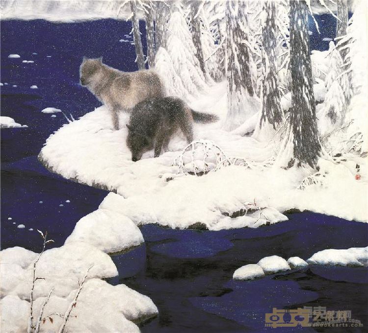 《冬之雪》 苏柏斗 180x200cm 2011年