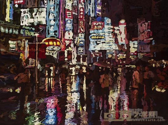 赵德伟《夜色》布面丙烯200x150cm2015