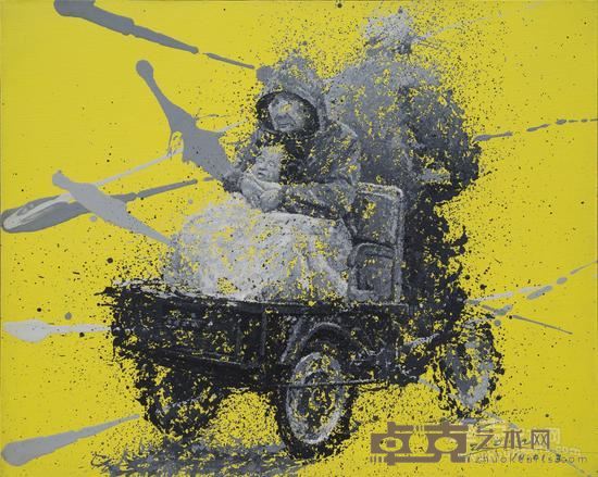 赵德伟《温暖》2010布面丙稀油彩100x80cm
