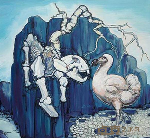《对话》 100x100cm 2012年